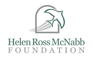 Helen Ross Mcnabb Foundation transparent logo 2 color with a bird swoosh