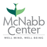 Mcnabb Center Logo portrait stacked mobile 3 color