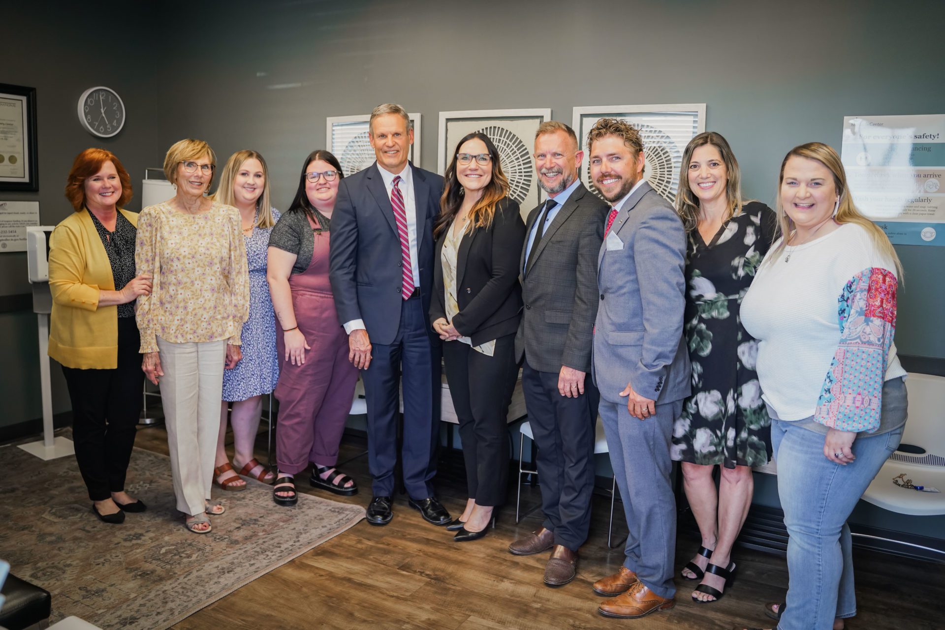 Gov Bill Lee and McNabb's McMinn County staff